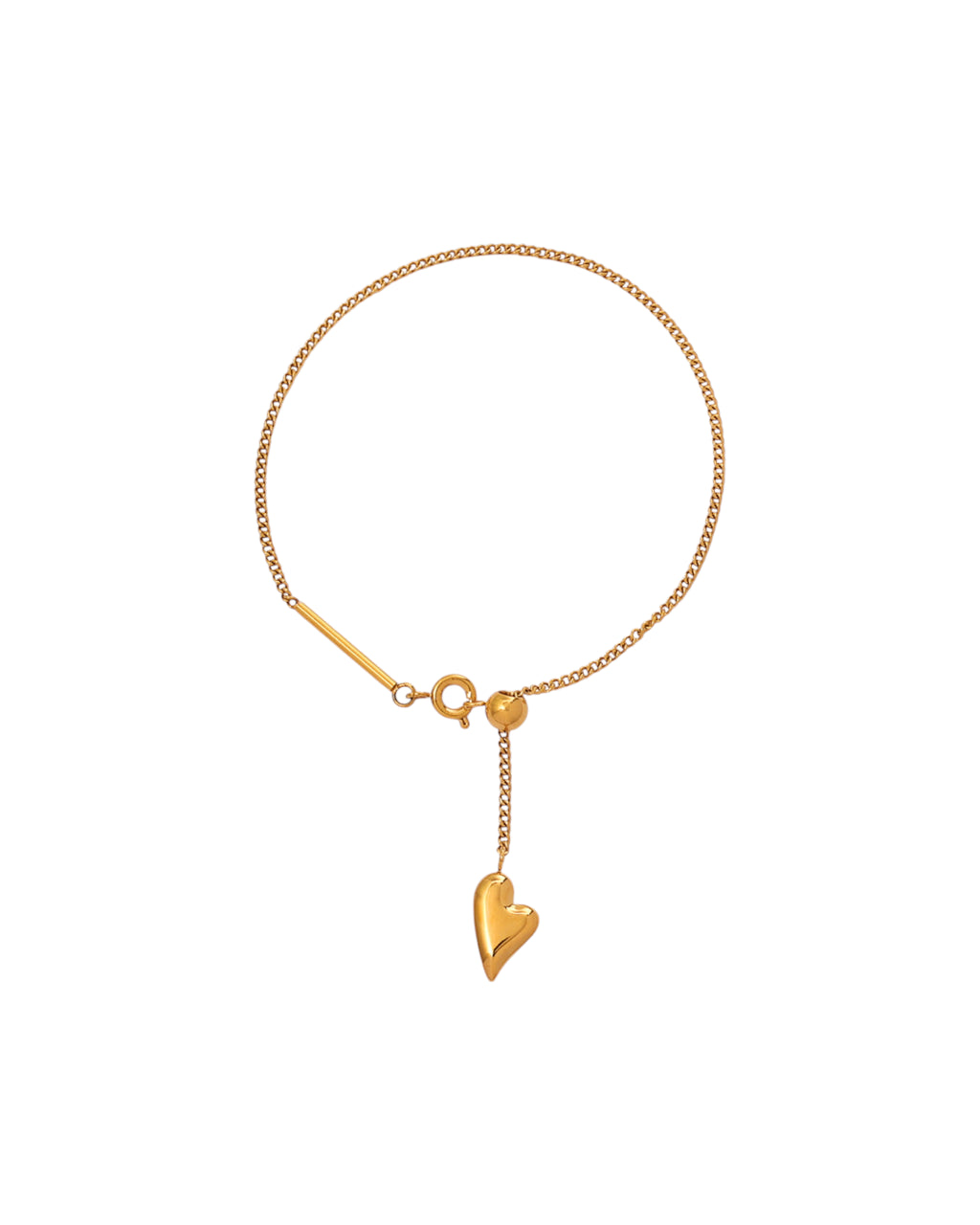 Pulsera Latido Dorado en acero inoxidable con PVD oro 18K