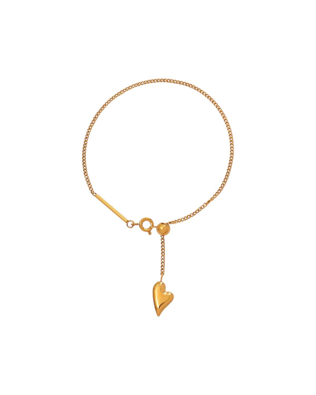 Pulsera Latido Dorado en acero inoxidable con PVD oro 18K