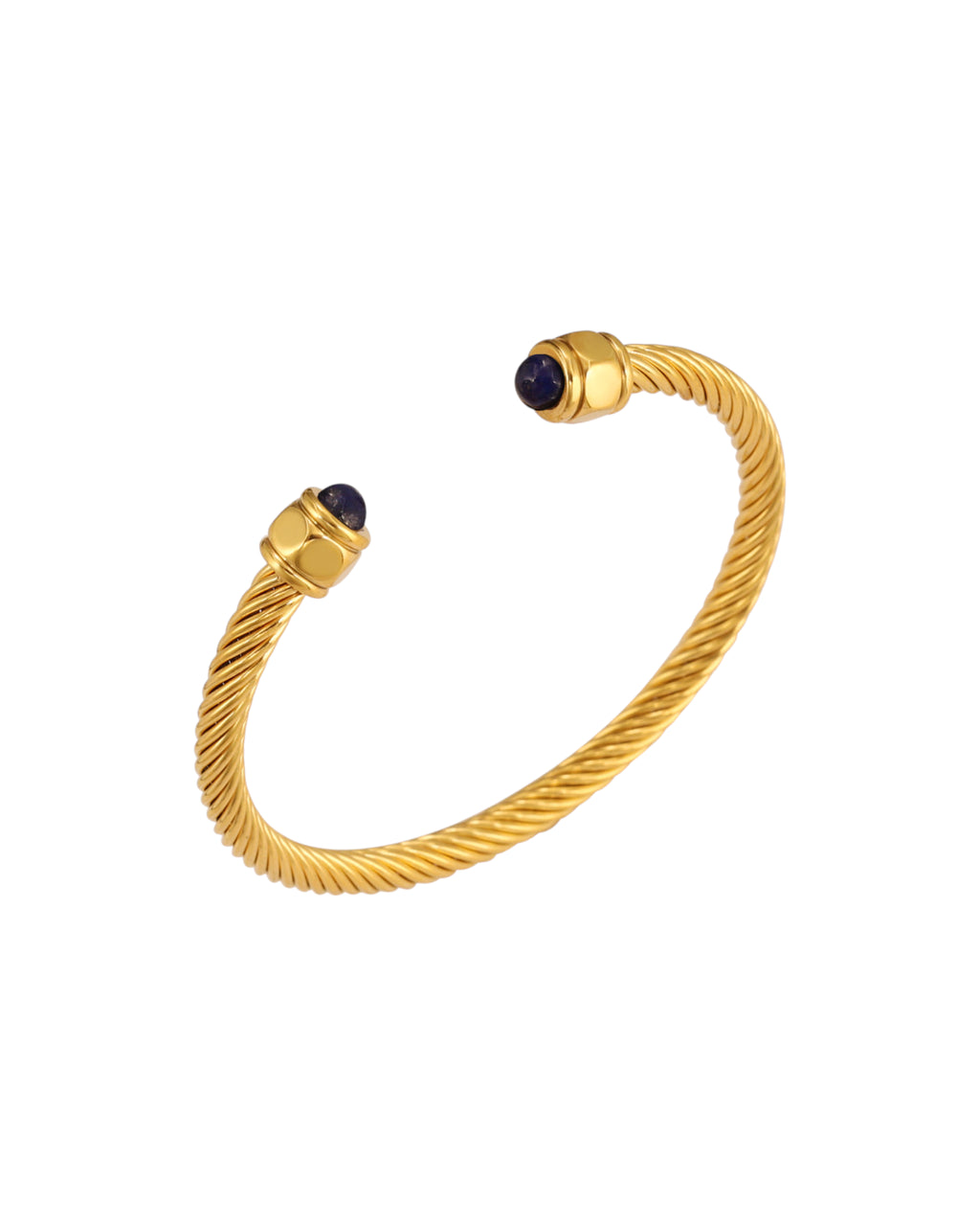 Detalle de pulsera Aura con acabado PVD oro 18K