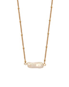 Collar Bruma Barroca en acero inoxidable con PVD oro 18K