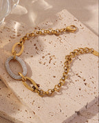 Vista adicional de pulsera Elipse Radiante de Xihe By Dm