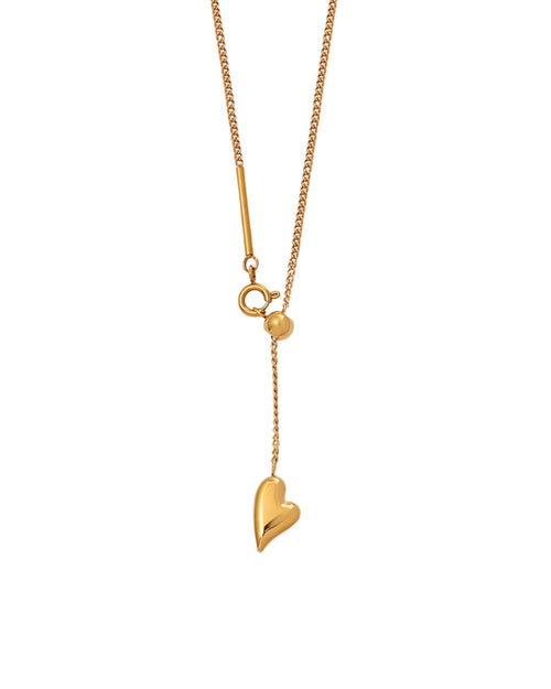 Collar Susurro Dorado en acero inoxidable con PVD oro 18K