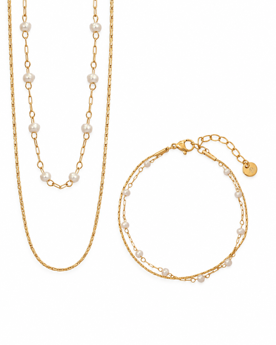 Set de joyería Dúo Perlas de Xihe By Dm