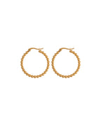 Aretes Arco en acero inoxidable con PVD oro 18K